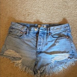Free People Jean Shorts